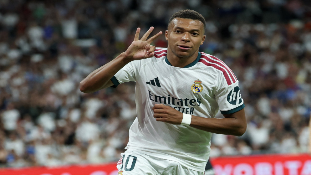 مبابي يبدع بهاتريك تاريخي ويقود ريال مدريد لاكتساح ريال سوسييداد