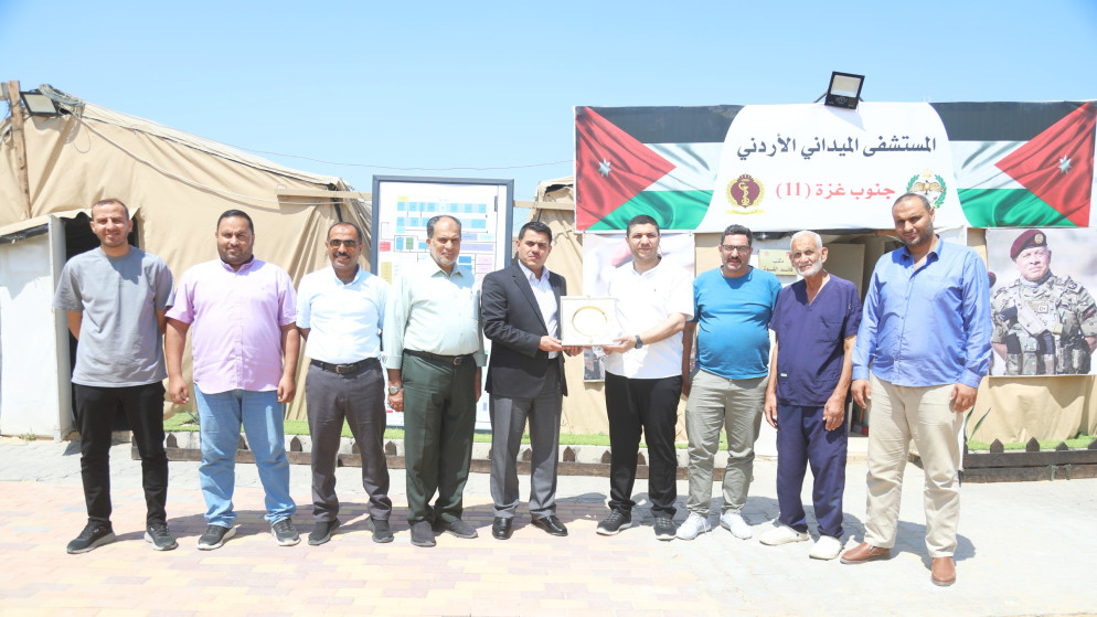 تعزيز التنسيق الطبي بين المستشفى الميداني الاردني والمستشفى الكويتي في غزة