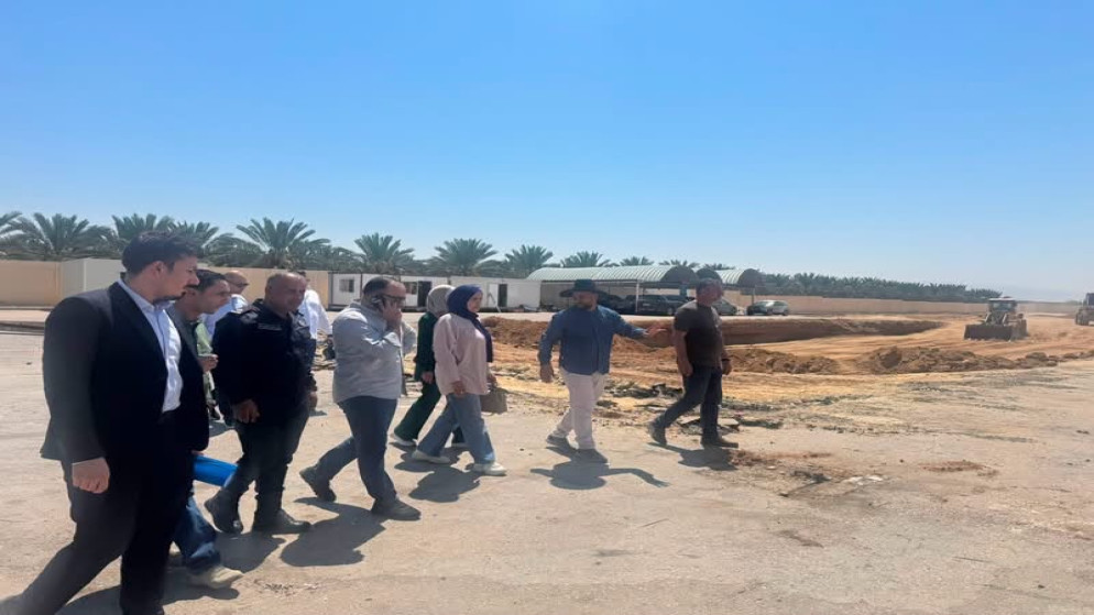 انطلاق اعمال محطة جسر الملك حسين الجديدة لتطوير خدمات النقل