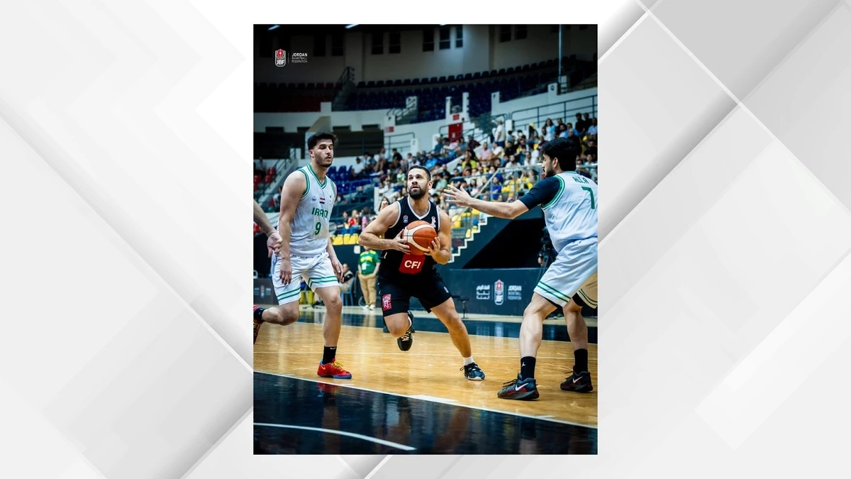منتخب السلة ينهي الدور الاول بفوز ساحق على العراق في تصفيات كاس العالم