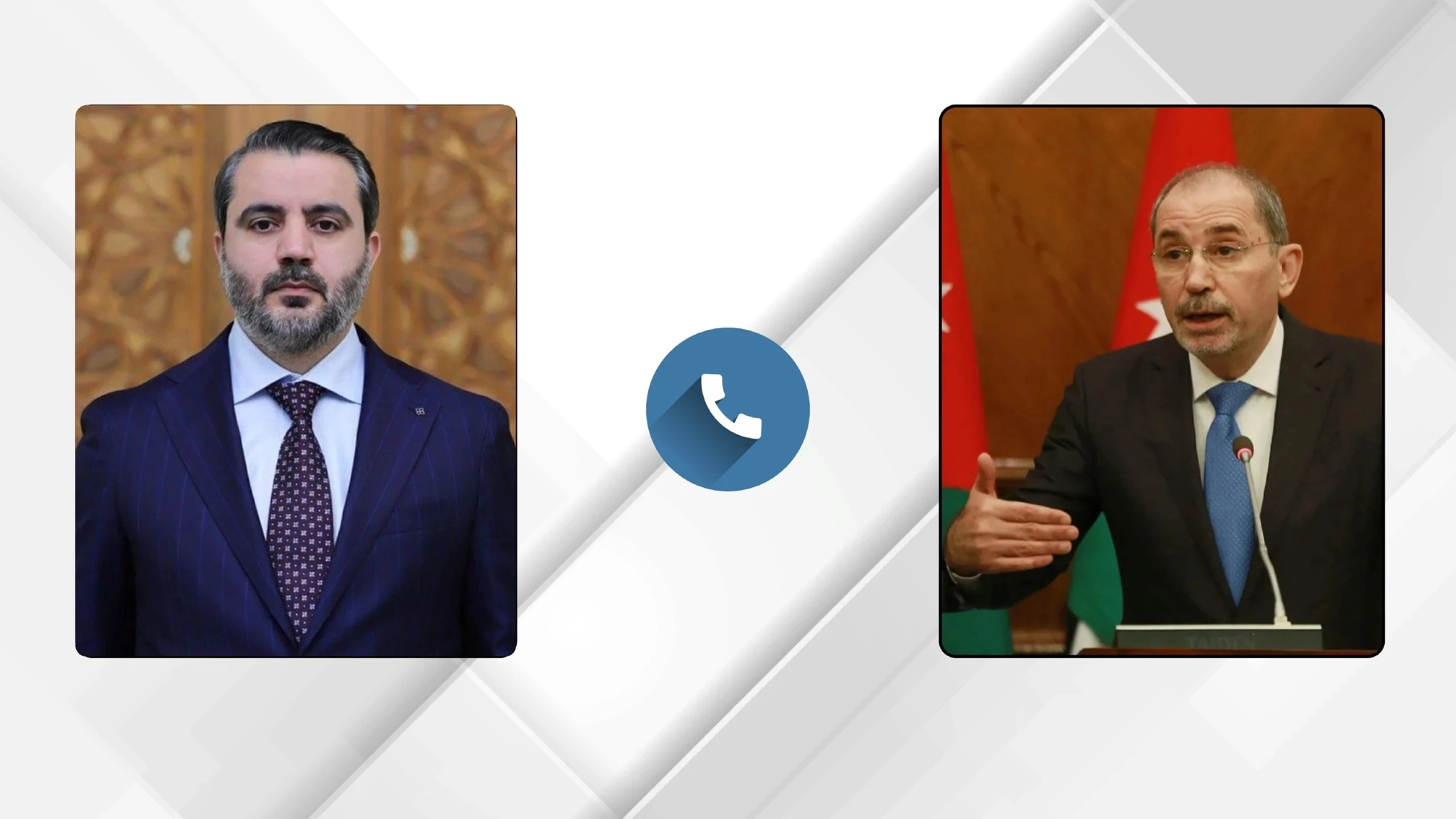 تعزيز التعاون الثنائي بين الاردن وسوريا في اتصال هاتفي بين وزيري الخارجية