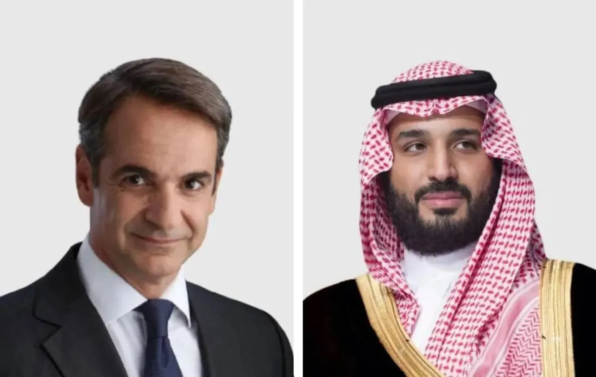 محمد بن سلمان يبحث مع رئيس وزراء اليونان تعزيز العلاقات الثنائية