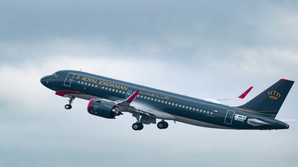 الملكية الاردنية تعزز اسطولها بطائرة جديدة من عائلة ايرباص A320neo