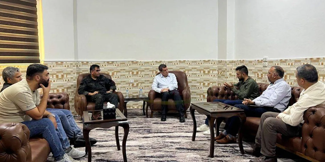 مظلوم عبدي يستهل مهامه مستشارا للرئاسة بزيارة ميدانية الى عين العرب