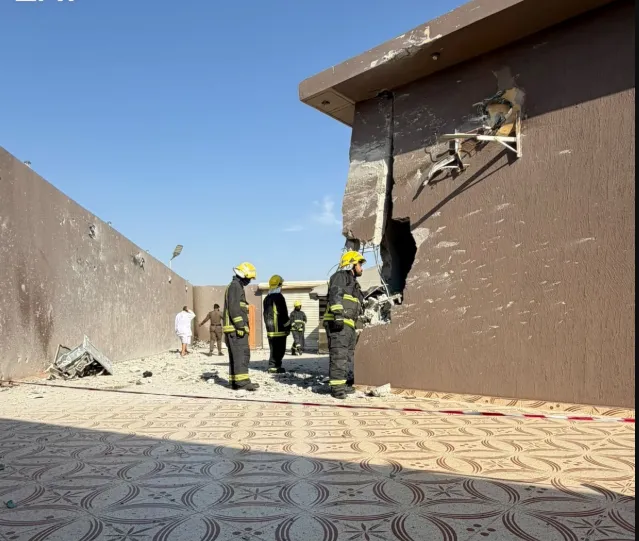 سقوط شظايا مسيرة في الطائف يسفر عن ضحايا واضرار مادية