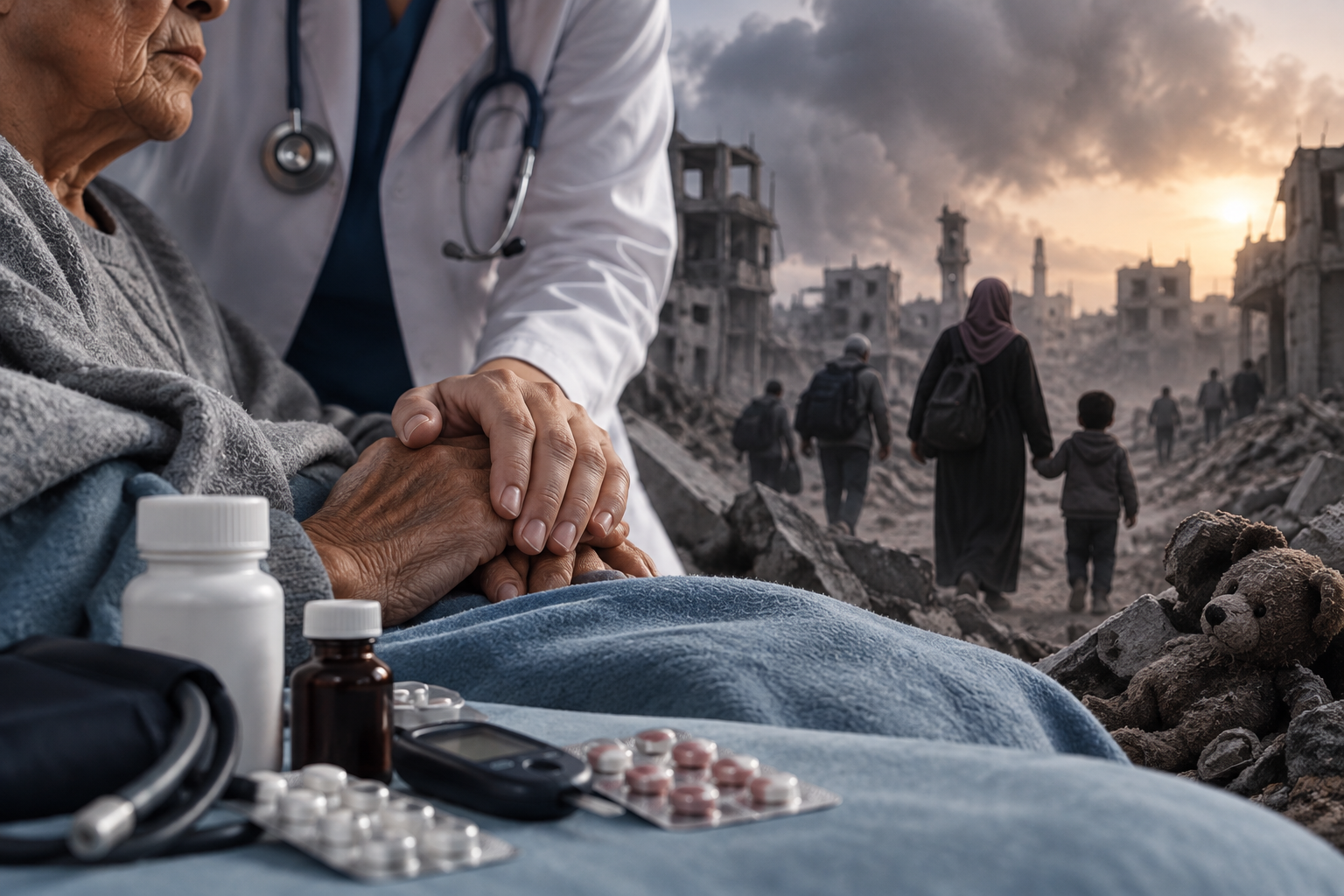 تحديات سلامة المرضى المصابين بالامراض المزمنة في ظل الازمات والحروب