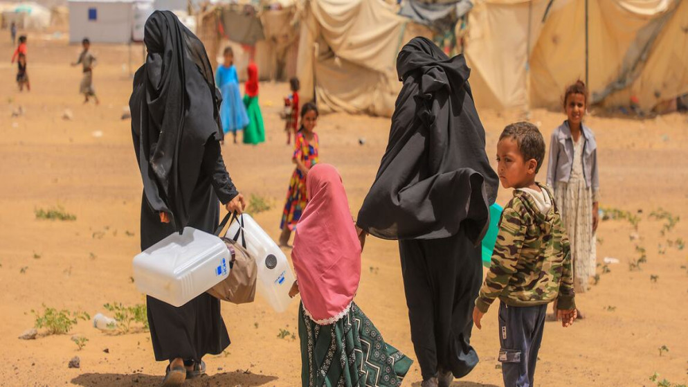 تفاقم ازمة النزوح في اليمن مع تسجيل ارقام قياسية جديدة