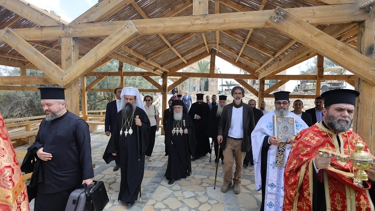 زيارة تاريخية لبطريرك بلغاريا الى موقع المغطس في الاردن