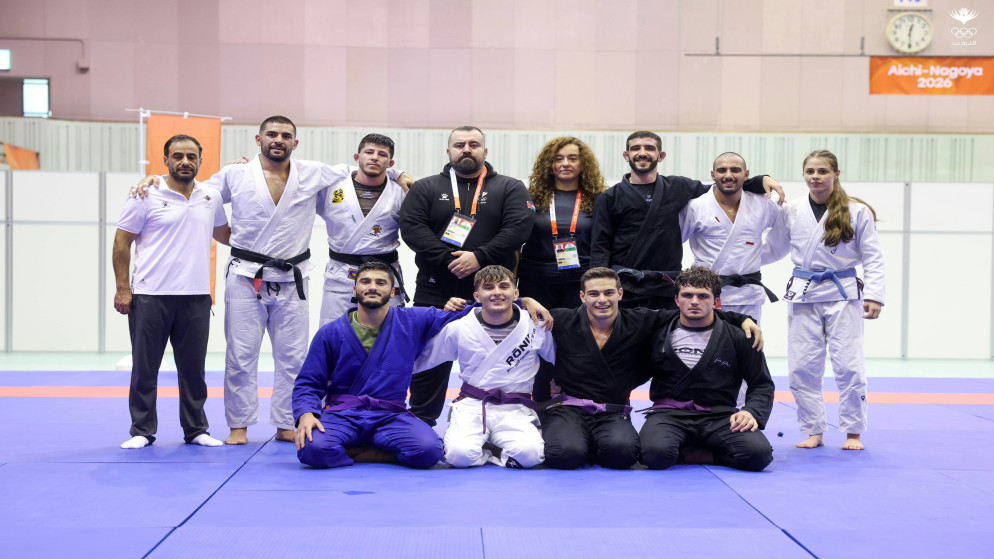 منتخب الجوجيتسو يبدا رحلة التحدي في اسياد ناغويا