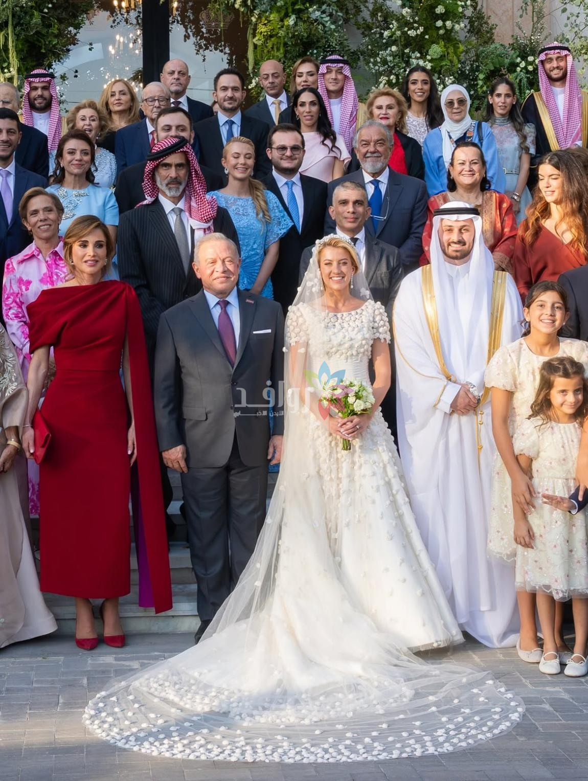 الملكة رانيا تنشر صورا من عقد قران الأميرة سارة بنت فيصل