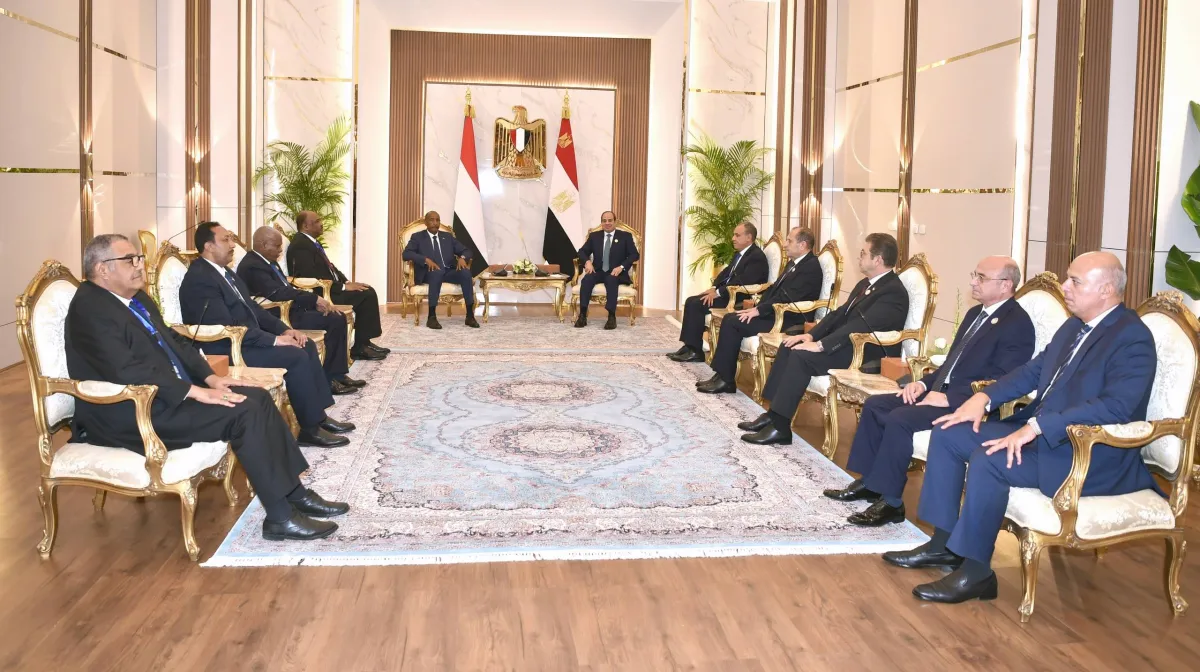 تحركات مصرية مكثفة لدفع الحل السياسي في السودان وانهاء الازمة