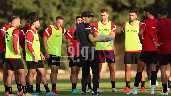 منتخب النشامى ينهي تحضيراته لمواجهة فنزويلا ودياً.. غداً
