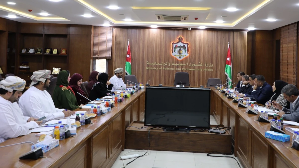 وفد مجلس الشورى العماني يطلع على تجربة الاردن في التحديث السياسي والبرلماني