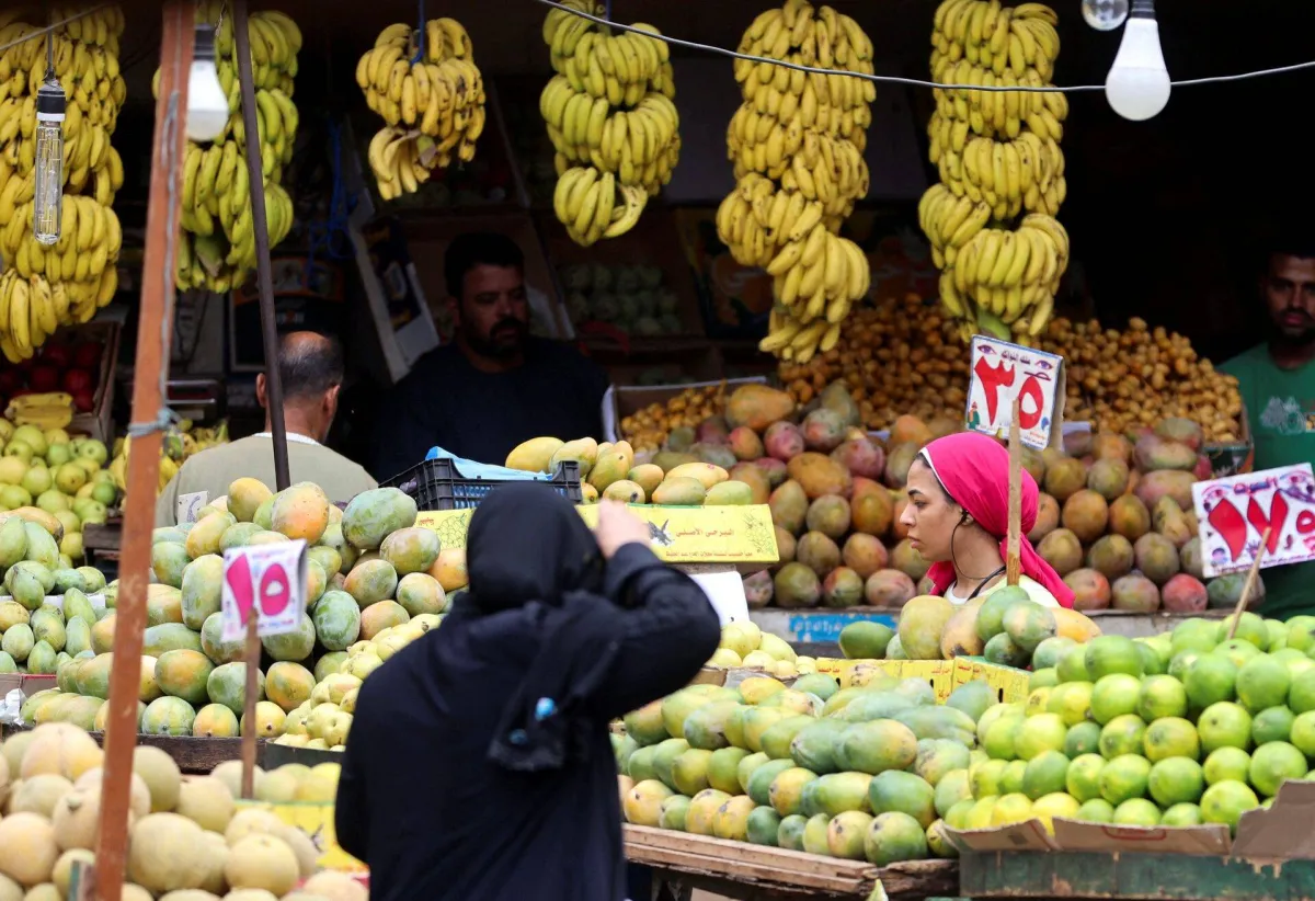 تباطؤ معدل التضخم في مصر للشهر الثاني على التوالي