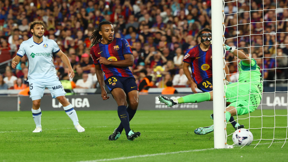 برشلونة يعزز صدارته للدوري الاسباني بفوز ساحق على خيتافي
