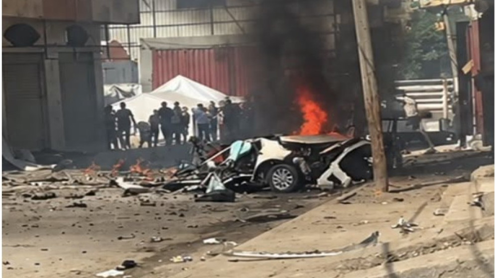 ارتقاء شهيد واصابات في قصف جوي استهدف مركبة بحي التفاح في غزة