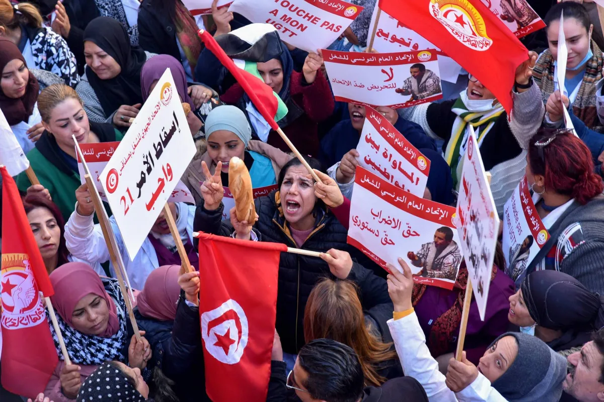اتحاد الشغل التونسي يحشد لمسيرة وطنية كبرى لتصحيح المسار الاقتصادي والاجتماعي