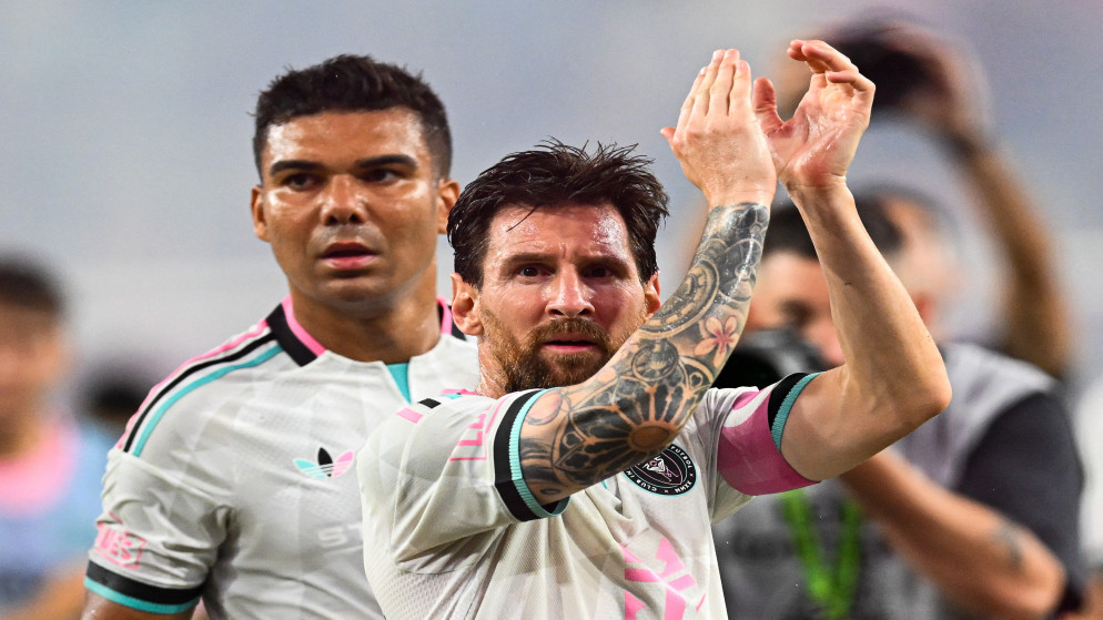 ميسي يقود انتر ميامي رسميا الى الادوار الاقصائية في الدوري الامريكي