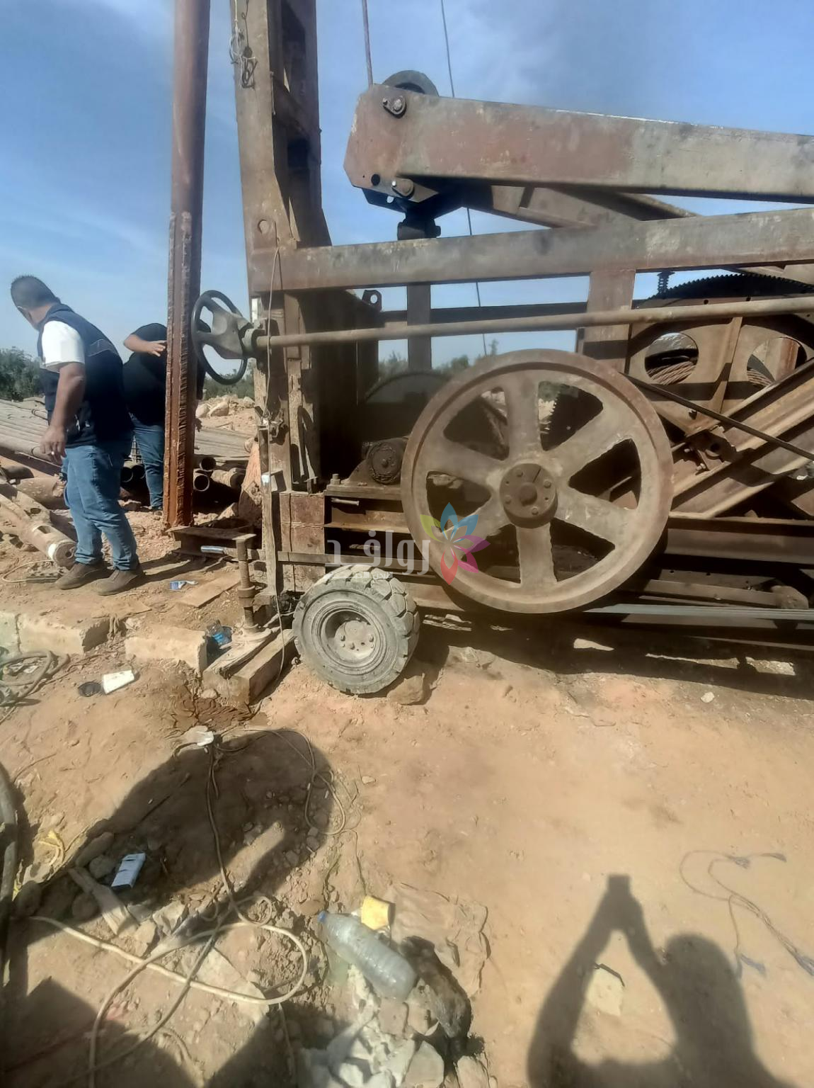 ضبط حفارة آبار مخالفة في البادية الشمالية واعتداءات على المياه بصافوط
