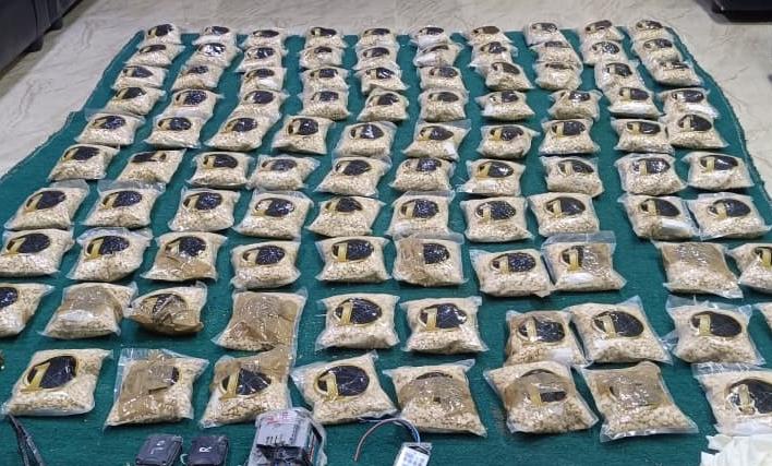 الجيش الاردني يجهض محاولة تهريب مخدرات عبر بالونات مسيرة