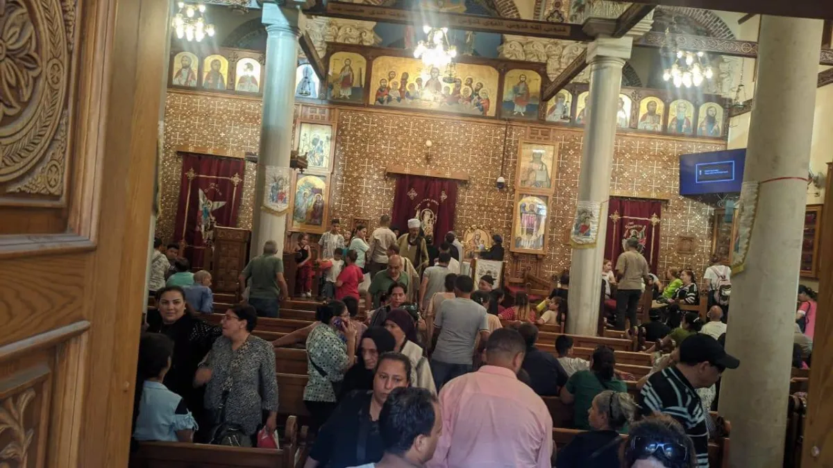 القبض على متهم باشعال حريق داخل كنيسة في الجيزة