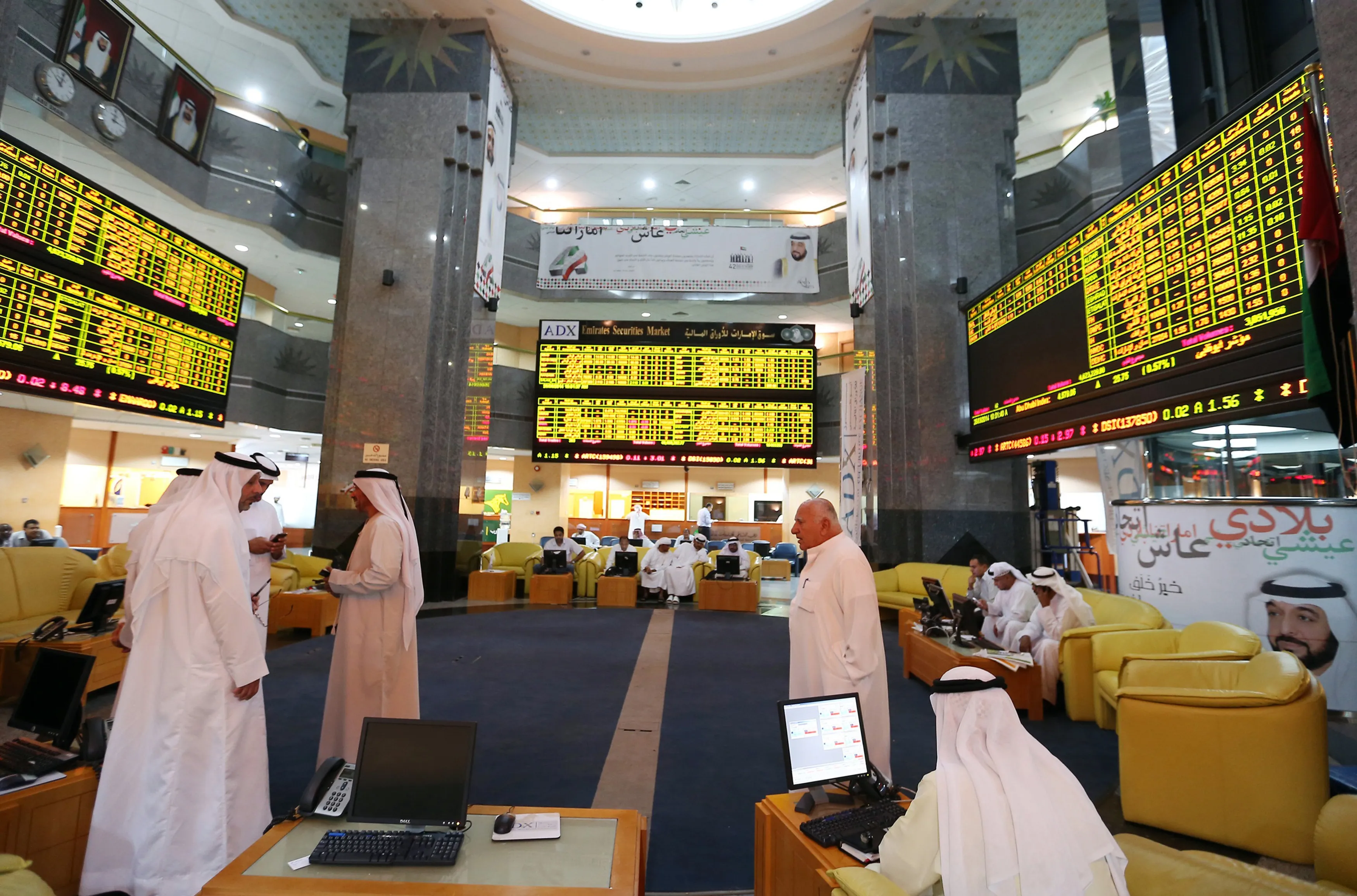 تراجع حاد في بورصات الامارات وسط توترات اقليمية متصاعدة
