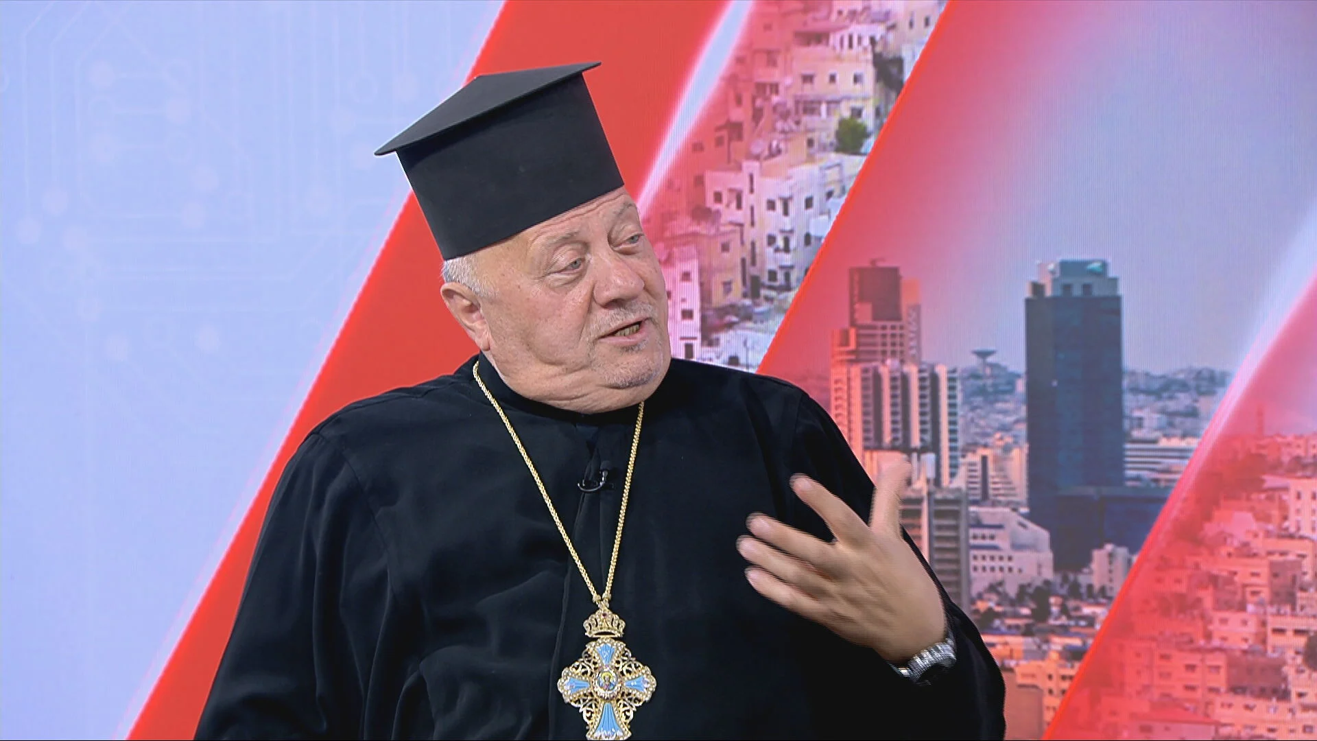 الاب نبيل حداد يؤكد صمود الاردنيين في وجه الارهاب وحماية الوئام الديني