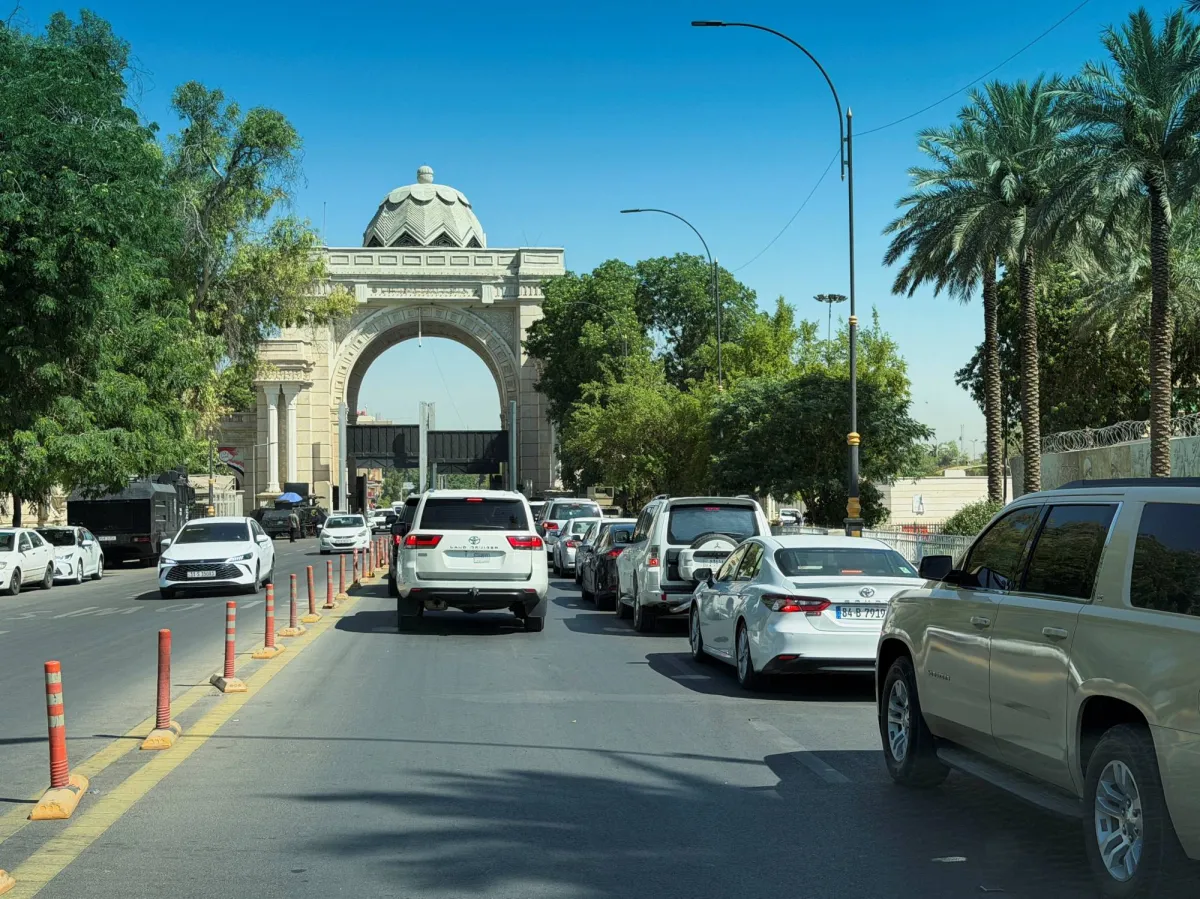 اسقاط طائرة مسيرة مجهولة فوق المنطقة الخضراء في بغداد